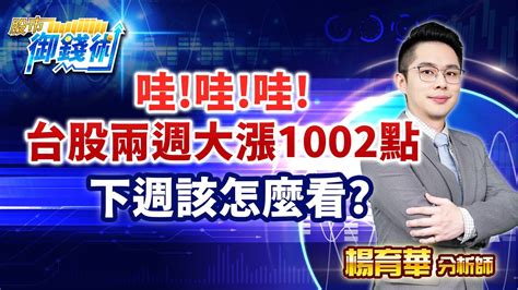 20230526【哇哇哇 台股兩週大漲1002點 下週該怎麼看】楊育華 股市御錢術 Youtube