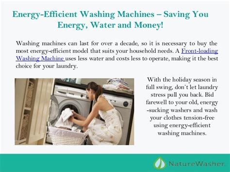 Energy Efficient Washing Machine