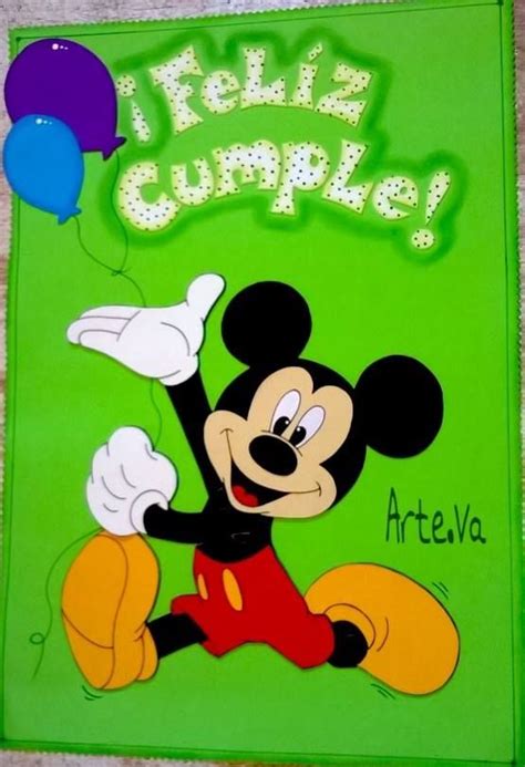 Arriba Images Carteles De Cumplea Os De Mickey Mouse Viaterra Mx