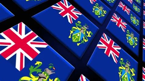 Pitcairn Flag Animated Background 3d Ani Stock Video Pond5