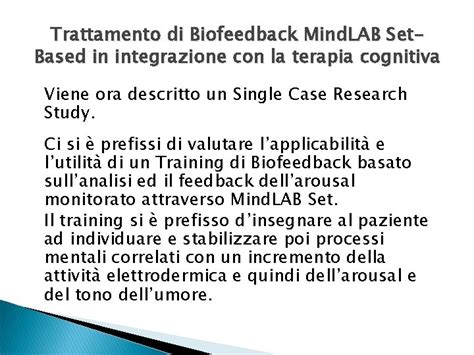 Il Biofeedback Nel Trattamento Cognitivo Integrato Della Depressione