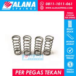 Jual Per Pegas Tekan Kawat 2mm Od 15mm Panjang 70mm Stainless Jakarta