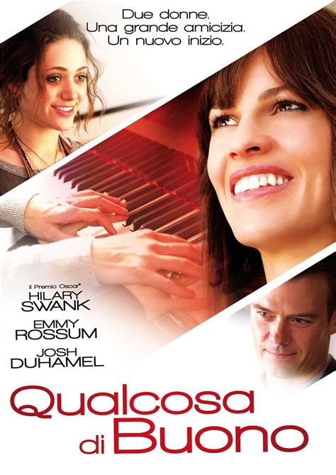 Qualcosa Di Buono Dvd Amazonit Hilary Swank Emmy Rossum Josh