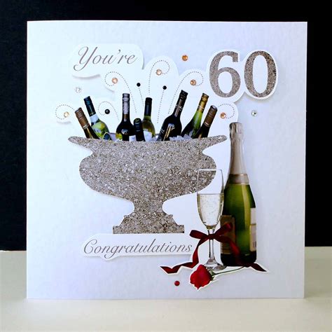 60th Birthday Card 60th Birthday Card Female Birthday Card For Her