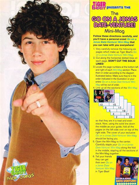 Love Health NICK KEVIN JOE JONAS BROTHERS MINI MAG 11 X 8