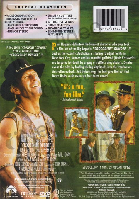 Crocodile Dundee 2 (Widescreen) on DVD Movie