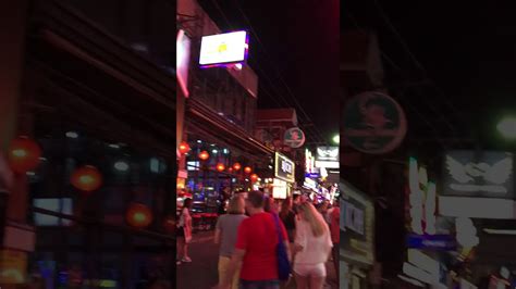 pattaya walking street pattaya red light area  youtube