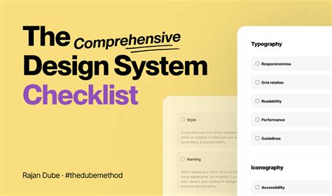 Design System Checklist Figma