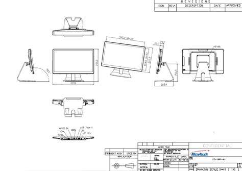 MicroTouch DT 156P A1 15 6 PCAP DESKTOP MONITOR 10 Touch Computime