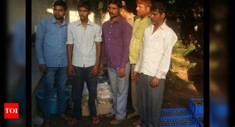 Spurious Liquor Factory Busted In Noida Five Arrested Noida News Times Of India