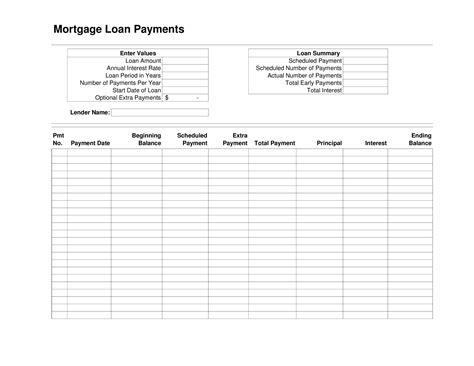 49 Free Payment Schedule Templates [Excel, Word] ᐅ TemplateLab