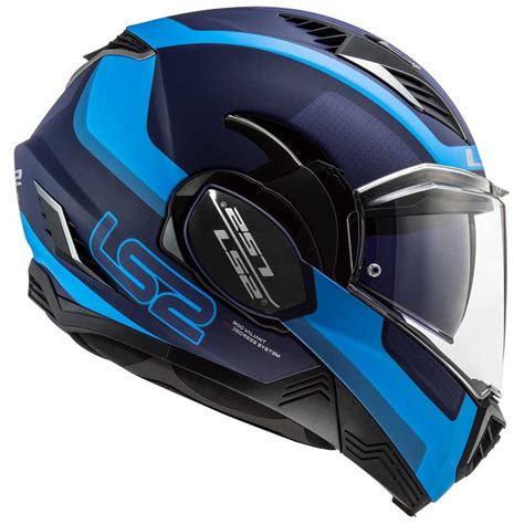 LS2 Casque Modulable FF900 Valiant II Bleu Motardinn