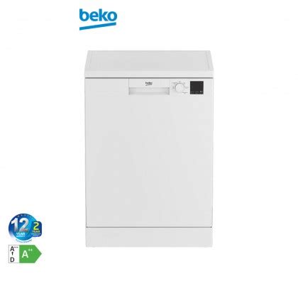 Made In Europe Beko Dvn R W Freestanding Dishwasher Place