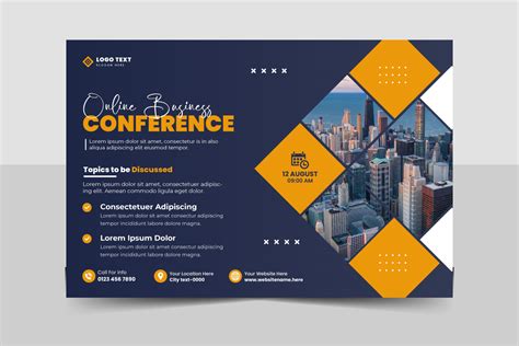 Creative Business Conference Flyer and Banner Template Designs | EntheosWeb