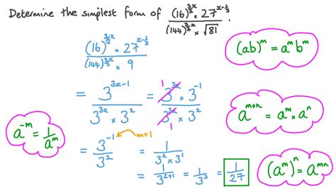 Simple Exponential Form