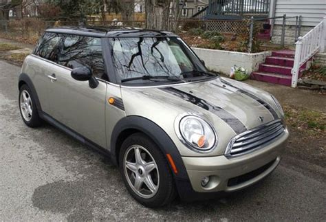 Buy Used 2007 Bronze Mini Cooper With Hard To Find Red Leather Interior