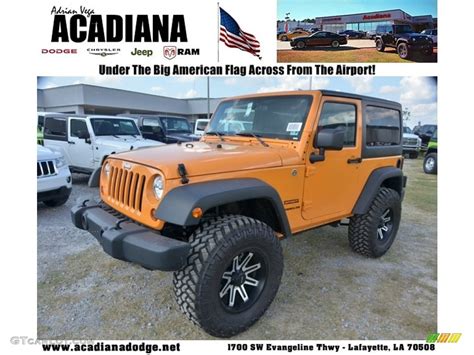 2012 Crush Orange Jeep Wrangler Sport 4x4 71434647 Photo 10