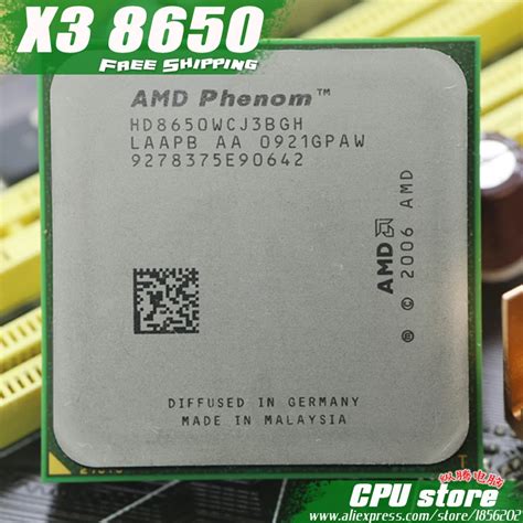 AMD Phenom X3 8650 2.3GHz Triple Core Processor Socket AM2/AM2+ 940 pin ...