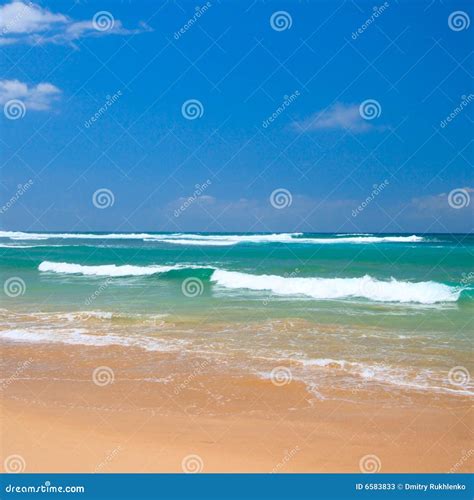 Peaceful beach scene stock image. Image of peaceful, season - 6583833