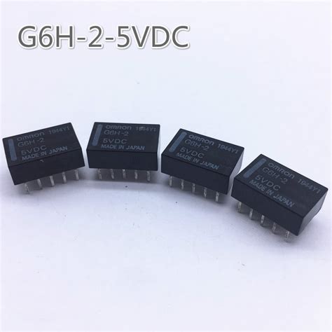 5 개/몫 새로운 신호 릴레이 G6h 2 5vdc G6h 2 dc5v 5 v 1a 10 피트|릴레이| - AliExpress