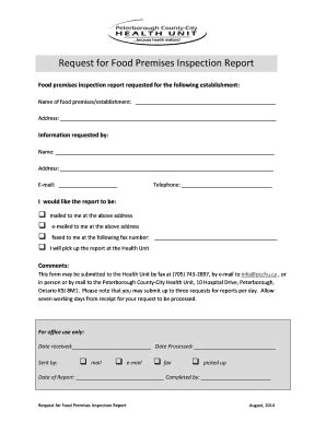 Free Editable Inspection Report Templates In Ms Word Doc Pdffiller