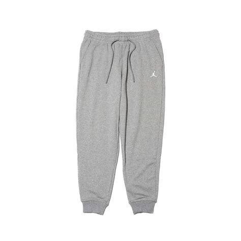 Jordan Brand As M J Ess Flc Pant Lb Carbon Heather White Atmos