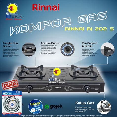 Jual Kompor Gas Rinnai Tungku Ri S Kompor Rinnai Tungku