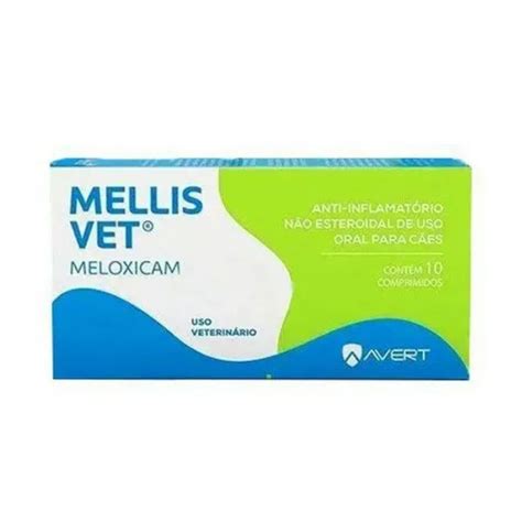 Mellis Vet Meloxicam Mg Anti Inflamat Rio Comprimidos Em Promo O