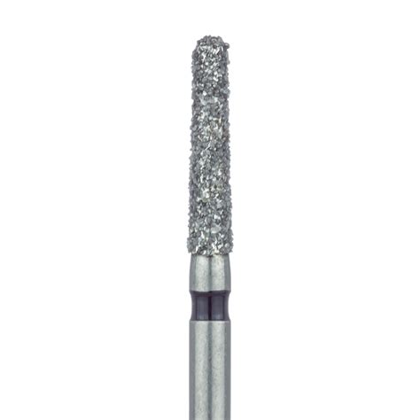 850H 018 FG Round End Taper Chamfer Diamond Bur 1 8mm Ø Super Coarse FG