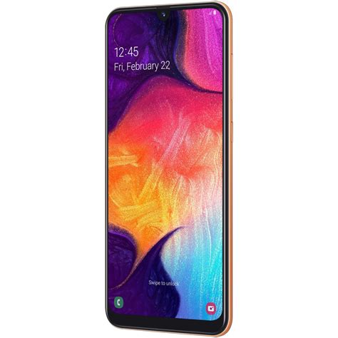 Смартфон Samsung Galaxy A50, Dual SIM, 128GB, 4G, Coral - eMAG.bg