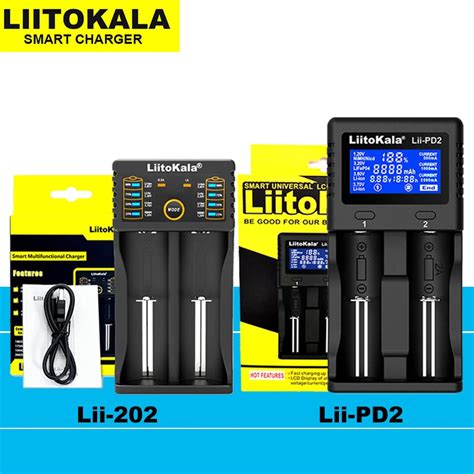 Veitokala Lii 202 L S PD2 Figur Chargeur De Batterie Charge 18650 1 2V