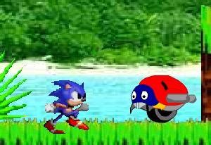 Sonic in Angel Island on Miniplay.com