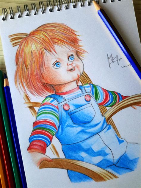 Chucky Doll Drawing at PaintingValley.com | Explore collection of ...