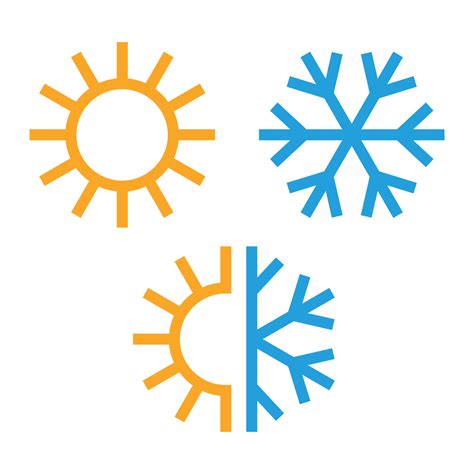 Hot And Cold Temperature Icon 26782267 Vector Art At Vecteezy