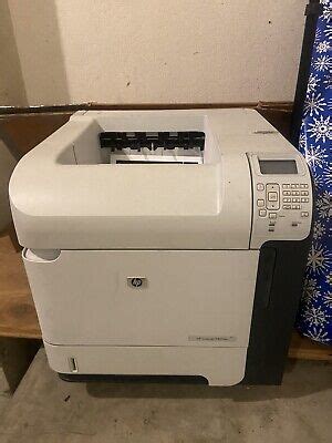 Hp Laserjet Enterprise P Dn Workgroup Laser Printer Used Working