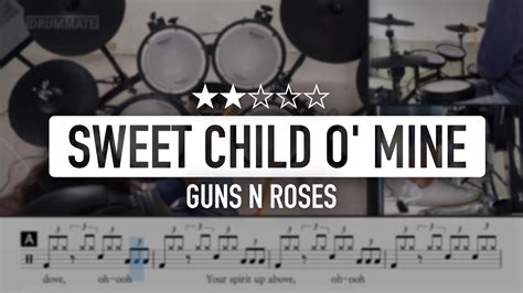 Lv04 Sweet Child O Mine Guns N Roses ★★ Rock Drum Cover