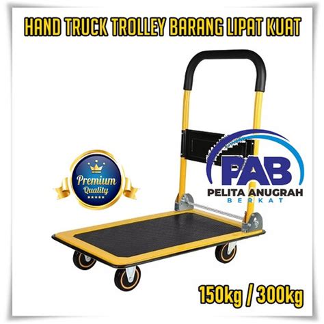 Jual Trolley Barang Lipat 150kg Hand Truck Kuat Troli Angkut Dorong