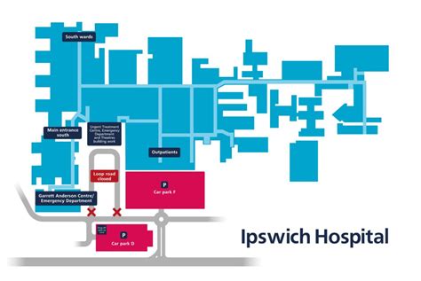 Road to close at Ipswich Hospital near wards and A&E - East Suffolk ...