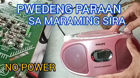 No Power Philips Radio Paano Ayusin Sa Madaling Paraan Youtube