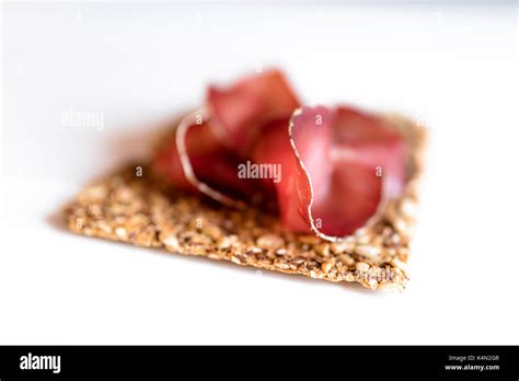 Close Up Of Bresaola The Typical Raw Beef Cured By Salting And Air