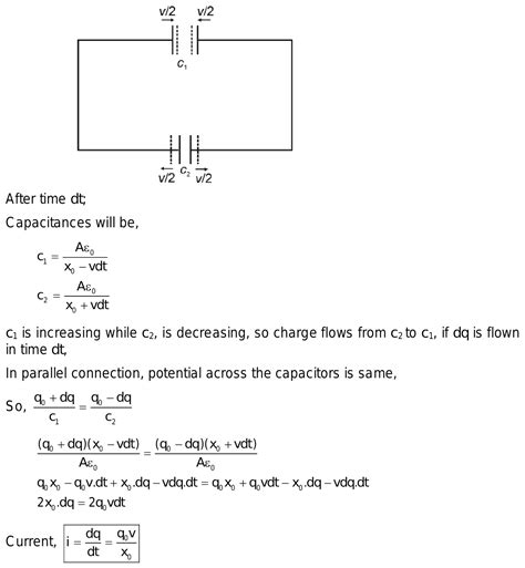 Two Identical Parallel Plate Capacitors Are Connected Paralle