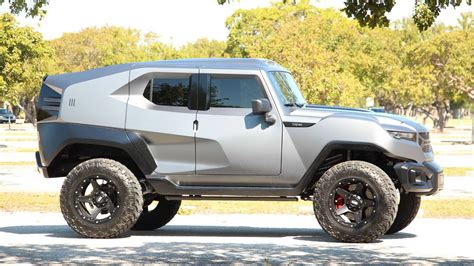 2019 Rezvani Tank Can Be Optioned With A 64l Jeep Wrangler Hemi V8 Is