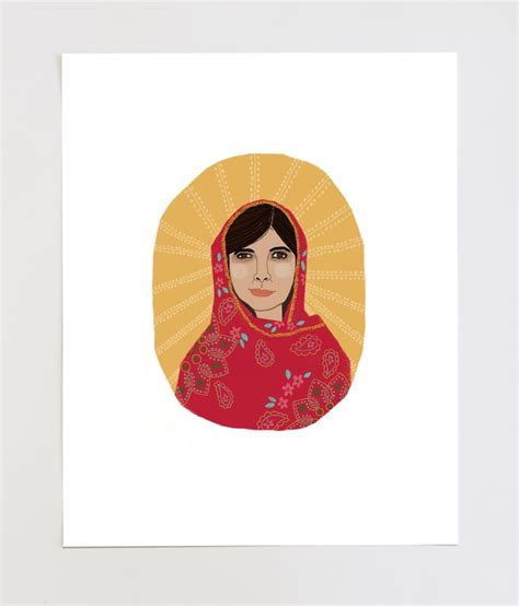 Malala Yousafzai 100 Days Of Badass Ladies Art Project Popsugar Love And Sex Photo 11