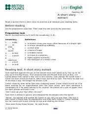 LearnEnglish-Reading-B2-A-short-story-extract.docx - Reading: B2 A ... 