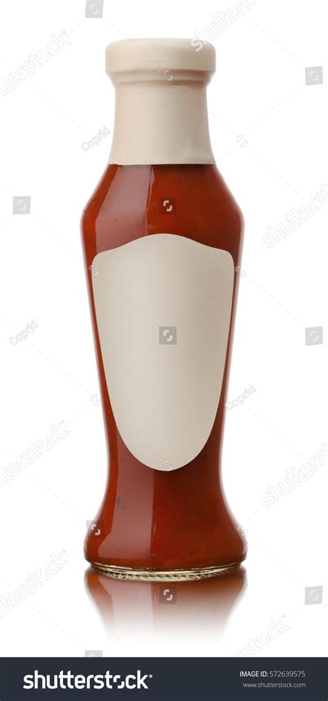 Glass Bottle Hot Tomato Sauce Blank Stock Photo 572639575 Shutterstock