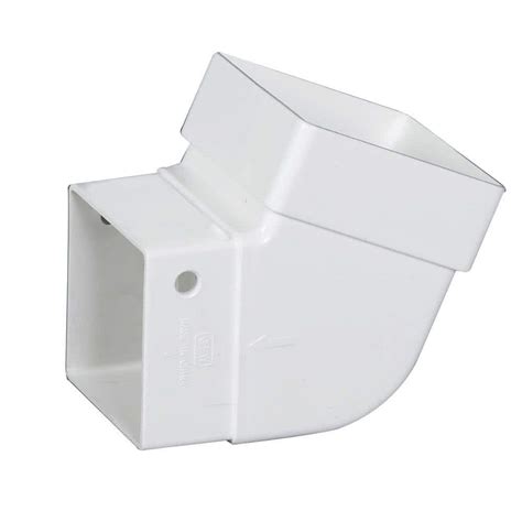 Amerimax Home Products 2 In X 2 In White Vinyl Downspout Elbow T0525