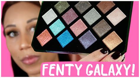 Fenty Beauty Galaxy Collection Tutorial And Review Youtube