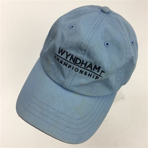 Wyndham Championship Ball Cap Hat Adjustable Baseball - Gem