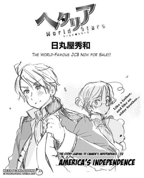 Americas Independence With Russia Part 1 Hetalia Manga Alfred Jones