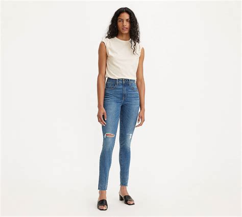 Jean 721 Filiforme Taille Haute Pour Femme Lavé Moyen Levis® Ca